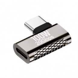 Adaptador Lateral de Aleación de Zinc 100W USB C 20 Gbps