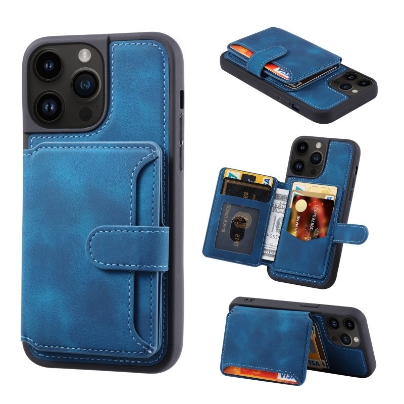 Funda Antirrobo RFiD con Billetera para iPhone 14 Pro Max