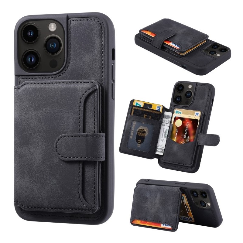 Funda Antirrobo RFiD con Billetera para iPhone 14 Pro Max