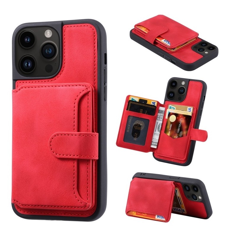 Funda Antirrobo RFiD con Billetera para iPhone 14 Pro Max