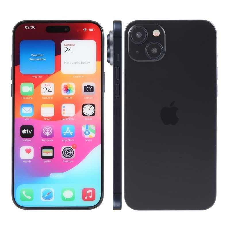 Maqueta con Pantalla Color de iPhone 15 Plus