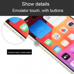 Maqueta con Pantalla Color de iPhone 15 Plus
