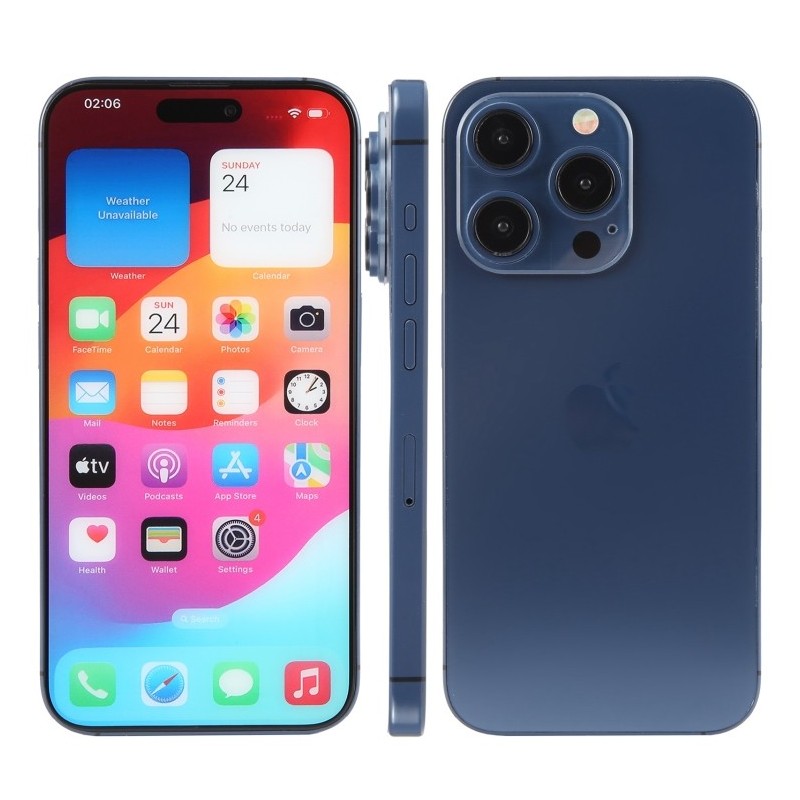 Maqueta con Pantalla Color de iPhone 15 Pro Max