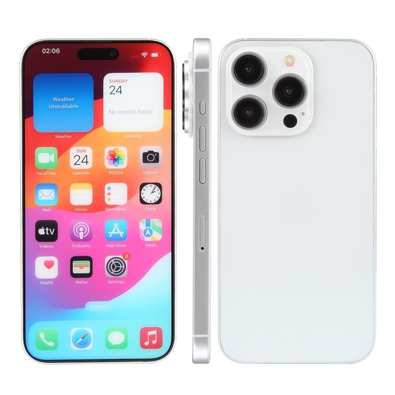 Maqueta con Pantalla Color de iPhone 15 Pro Max