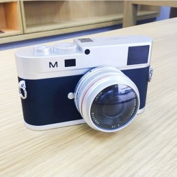 Maqueta de Cámara DSLR Leica M Lente Corta