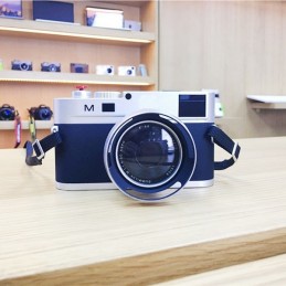 Maqueta de Cámara DSLR Leica M Lente de Capucha