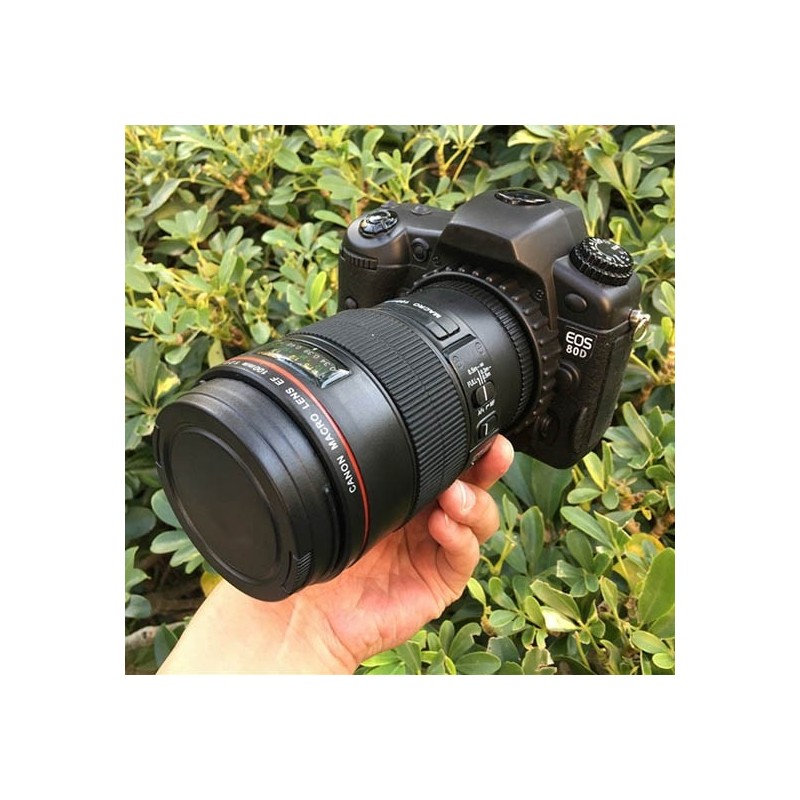 Maqueta de Cámara Foto con Lente EF100 para Canon EOS 80D