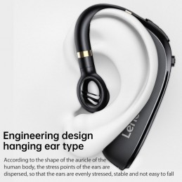 Lenovo Auriculares de una Sola Oreja Bluetooth Giratorio