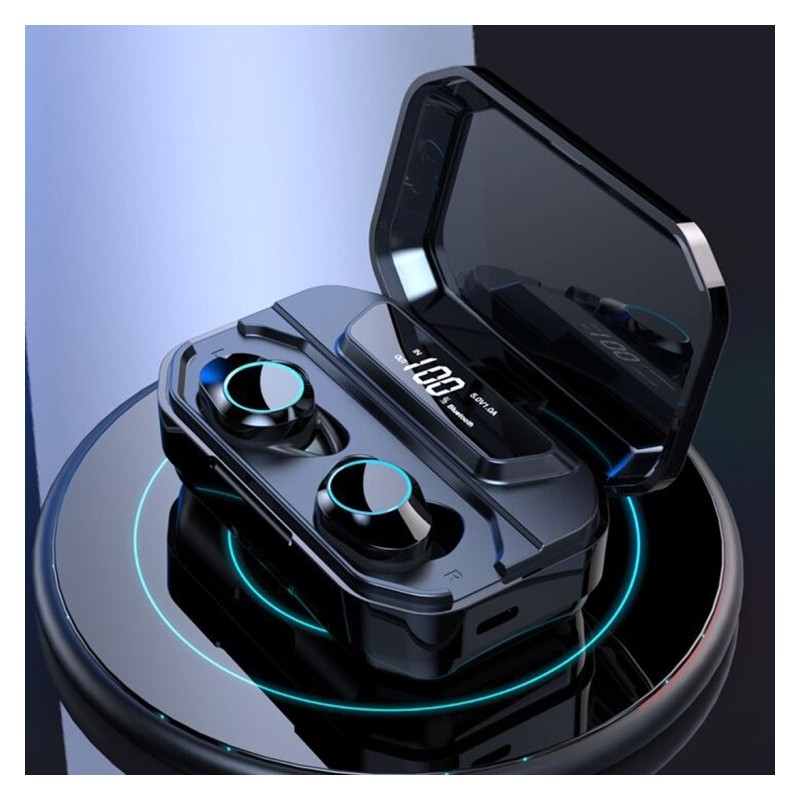 HAMTOD Auriculares Binaurales Botón Impermeables Waterproof IPX6
