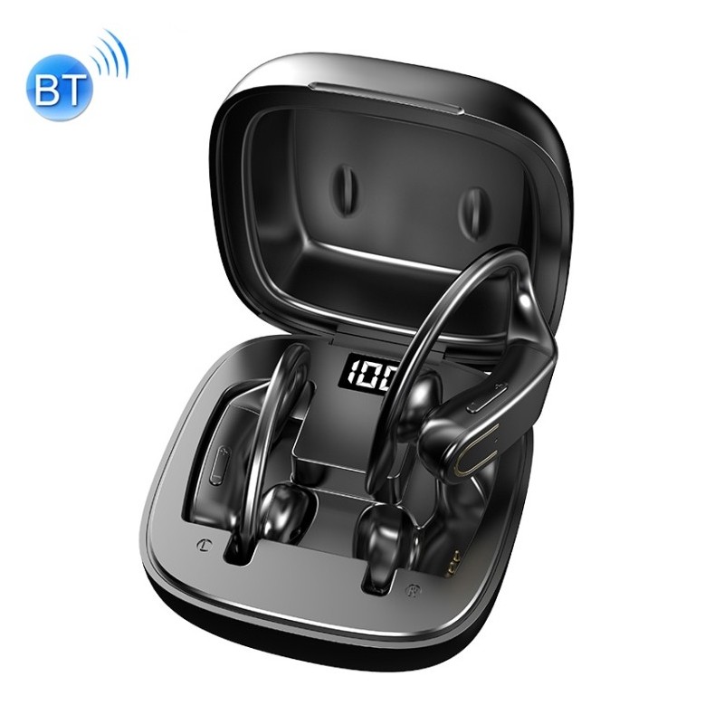 Galante Auriculares con Gancho Oreja Inalámbricos Bluetooth con Caja de Carga