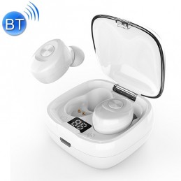 auriculares bluetooth impermeables tipo botón con asistente de voz