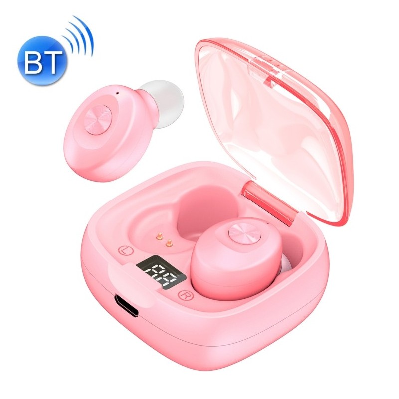 auriculares bluetooth impermeables tipo botón con asistente de voz