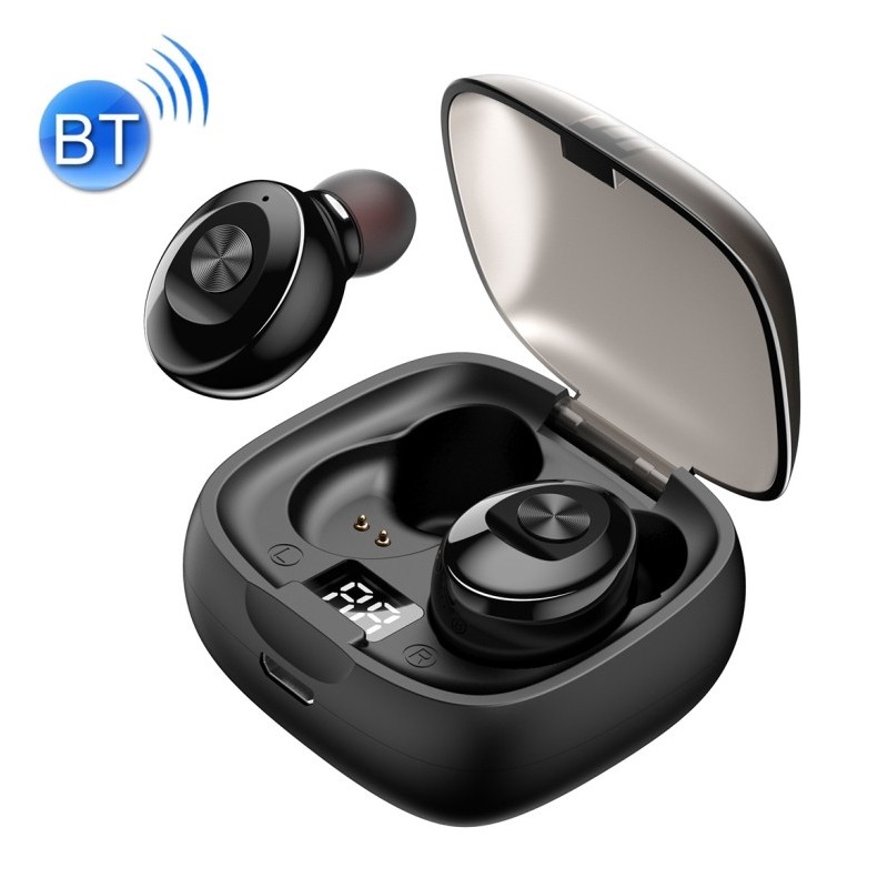 auriculares bluetooth impermeables tipo botón con asistente de voz
