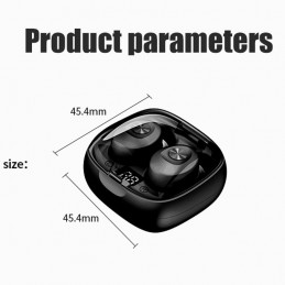 auriculares bluetooth impermeables tipo botón con asistente de voz