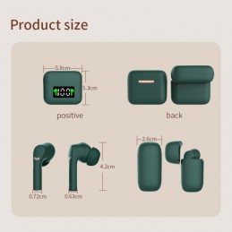Auriculares Binaurales Estéreo Inalámbrico Bluetooth 5.2