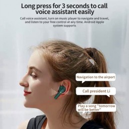 Auriculares Binaurales Estéreo Inalámbrico Bluetooth 5.2