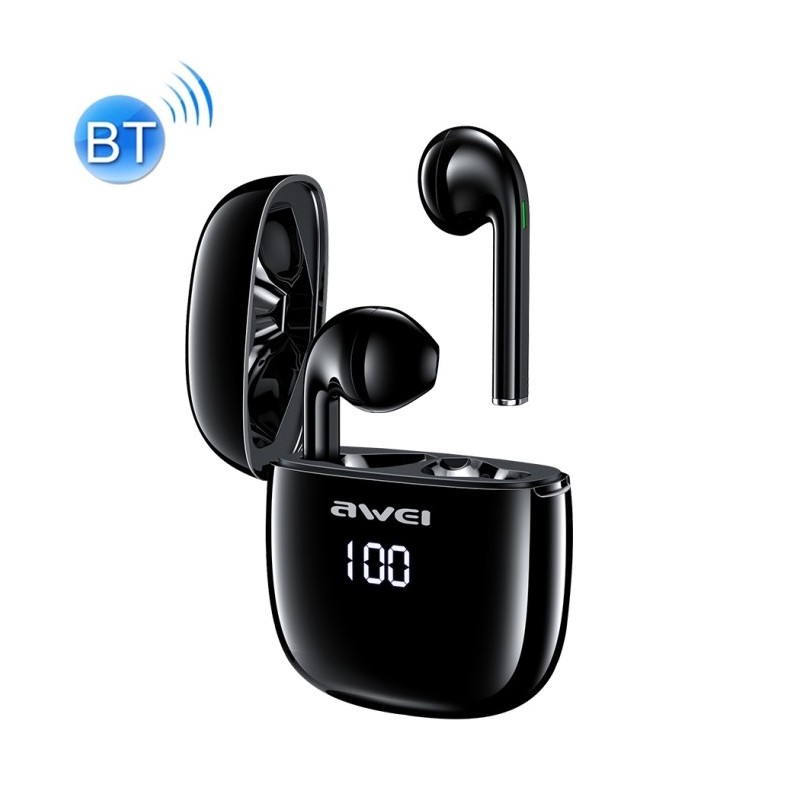 AWEI Auriculares Deportivos Inalámbricos Bluetooth True Wireless
