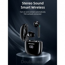 AWEI Auriculares Deportivos Inalámbricos Bluetooth True Wireless