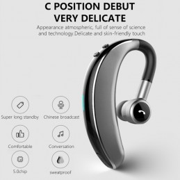 Auricular Bluetooth Estéreo Manos Libres con Micrófono