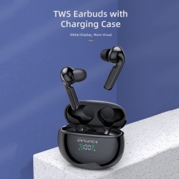 AWEI Auriculares Deportivos True Wireless Impermeables
