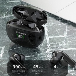 AWEI Auriculares Deportivos True Wireless Impermeables