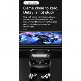 Auriculares TWS con Reduccíon de Ruidos Impermeable IPX6 Emparejamiento Automático