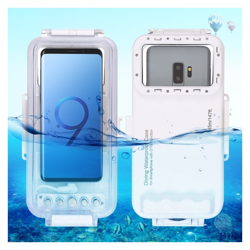 Carcasa de Buceo, Acuática, Sumergible Funda Waterproof para Samsung Galaxy, Huawei, Xiaomi, Google Android