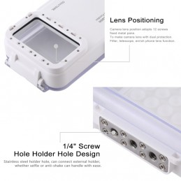 Carcasa de Buceo, Acuática, Sumergible Funda Waterproof para Samsung Galaxy, Huawei, Xiaomi, Google Android