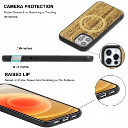 Funda de Madera Magsafe Magnetica para iPhone 12 mini