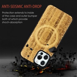 Funda de Madera Magsafe Magnetica para iPhone 12 mini