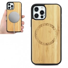 Funda Magsafe Magnetica de Bambú para iPhone 12 mini