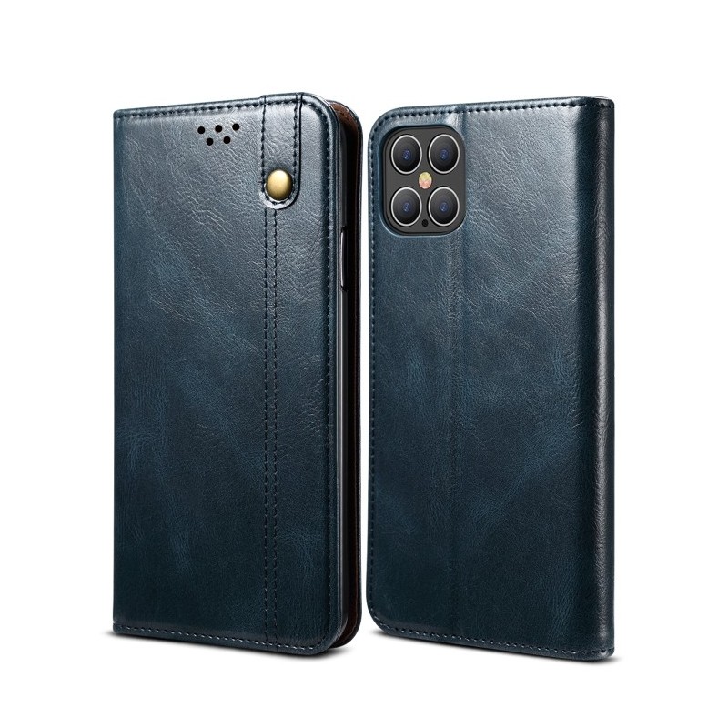 Funda para iPhone 12 Pro Max de Piel con Tapa Horizontal