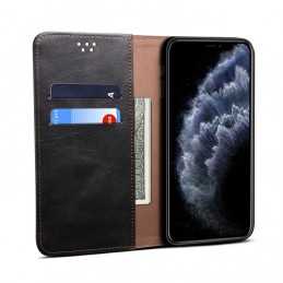Funda para iPhone 12 mini de Piel con Tapa Horizontal