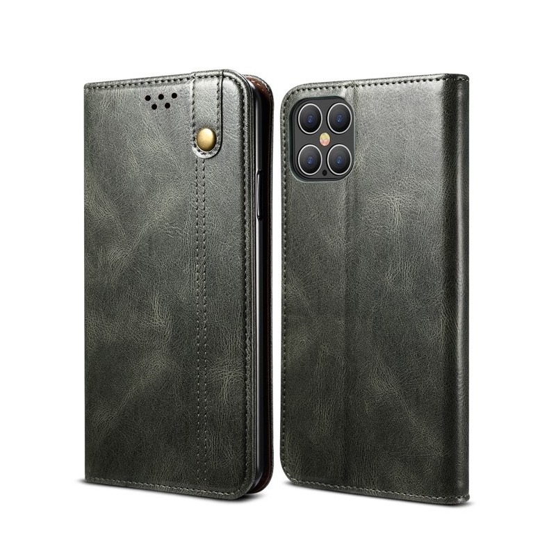 Funda para iPhone 12 mini de Piel con Tapa Horizontal