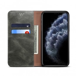 Funda para iPhone 12 mini de Piel con Tapa Horizontal