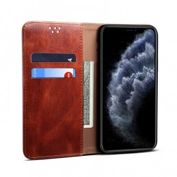 Funda para iPhone 12 mini de Piel con Tapa Horizontal