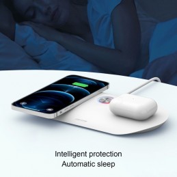 WK Cargador inalámbrico de 10W para Smartphones y Auriculares