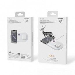 WK Cargador inalámbrico de 10W para Smartphones y Auriculares