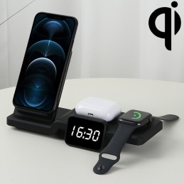Estación de carga inalámbrica 5 en 1 para iPhone  Apple Watch  AirPods