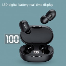 Auriculares Deportivos Tipo Botón Esteréo Inalámbricos Bluetooth