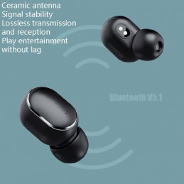 Auriculares Deportivos Tipo Botón Esteréo Inalámbricos Bluetooth