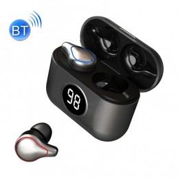 Auriculares TWS Botón Cancelación de Ruido LED y Base Carga