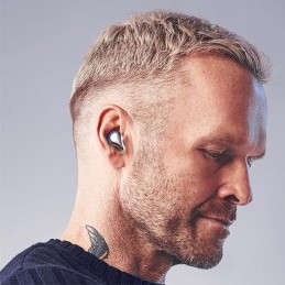 Auriculares TWS Botón Cancelación de Ruido LED y Base Carga