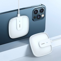 USAMS Cargador Rápido Inalámbrico Magnetico para iPhone 12 / 12 mini / 12 PRO / 12 PRO Max