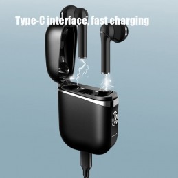 TWS Mini Auriculares Inalámbricos SiRi Bluetooth Cancelación de Ruido Estéreo