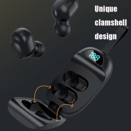 TWS Mini auriculares inalámbricos Botón con Bluetooth para Deportes