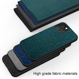 Funda Magsafe PC + TPU con textura de tela a prueba de golpes para iPhone 12 mini