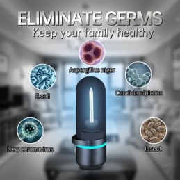 Lámpara Ultravioleta Esterilizadora Germicida Mata Virus y Bacterias 99.99%