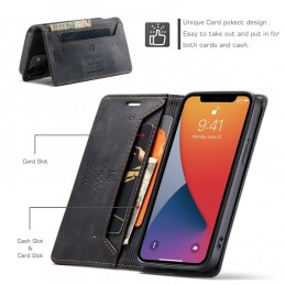 Funda de Piel con Tapa Horizontal Soporte y RFID para iPhone 12 / 12 Pro