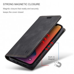 Funda de Piel con Tapa Horizontal Soporte y RFID para iPhone 12 / 12 Pro